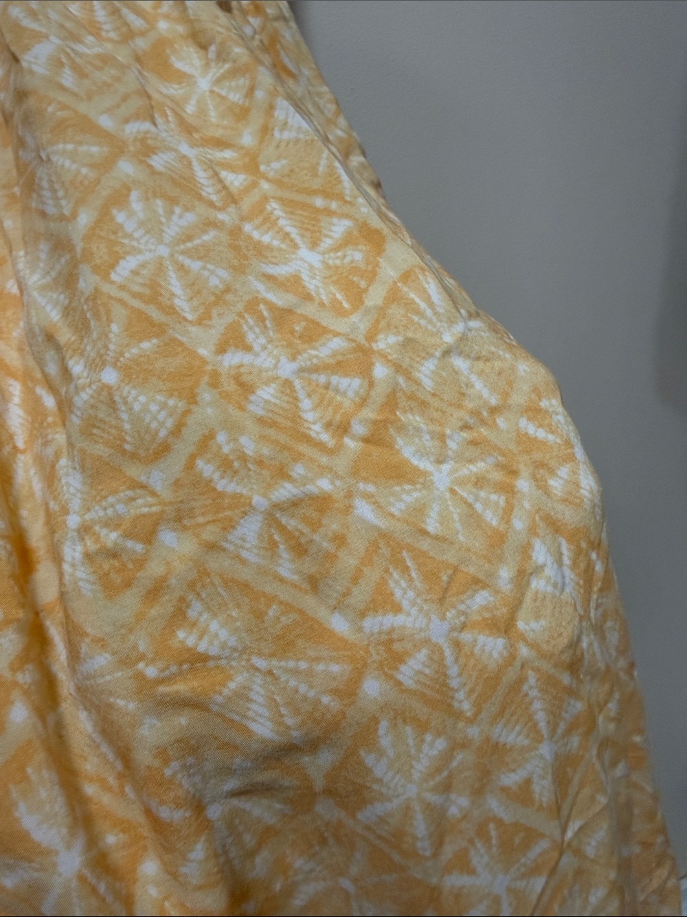 Old Navy Yellow Floral Smocked Midi Dress Size Small - Picture 4 of 10